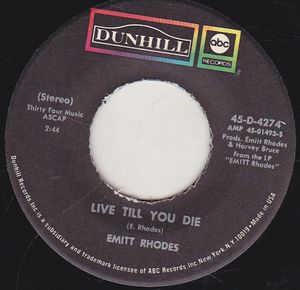 Live Till You Die / Promises I've Made cover