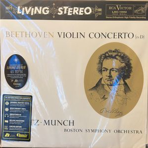Violin Concerto (In D) by Ludwig van Beethoven,  Jascha Heifetz,  Charles Munch,  Boston Symphony Orchestra