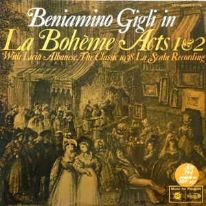 La Bohème Acts 1 & 2 - The Classic 1938 La Scala Recording cover