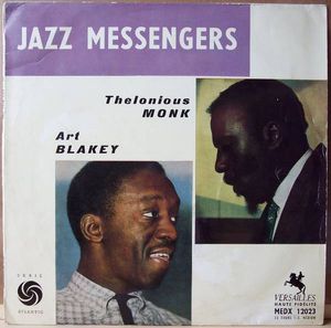 Art Blakey's Jazz Messengers Avec Thelonious Monk cover