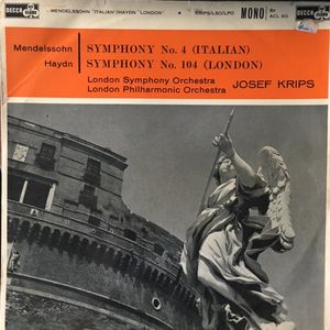 Symphony No. 4 (Italian) / Symphony No. 104 (London) cover