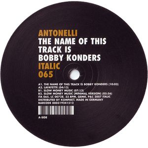 The Name Of This Track Is Bobby Konders cover