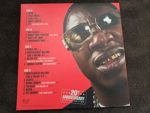 Trap House 20th Anniversary Red Splatter cover
