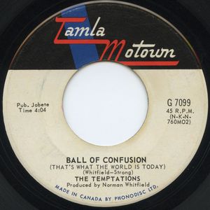 Ball Of Confusion (That's What The World Is Today) / It's Summer cover