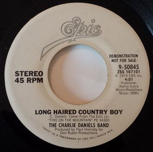 Long Haired Country Boy cover