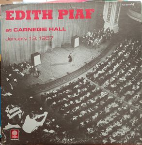 At Carnegie Hall January 13, 1957 by Edith Piaf