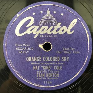 Orange Colored Sky / Jam-Bo cover