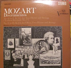 Divertimentos Nos. 10 and 11 cover