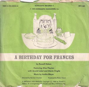 A Birthday For Frances cover