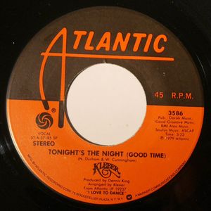 Tonight's The Night (Good Time) / Kleeer Sailin' cover