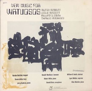 New Music For Virtuosos by Milton Babbitt,Leslie Bassett,William O. Smith,Charles Wuorinen