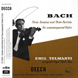 Three Sonatas And Three Partitas For Unaccompanied Violin cover