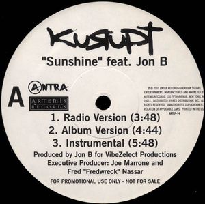 Sunshine / Can't Go Wrong cover