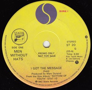 I Got The Message cover