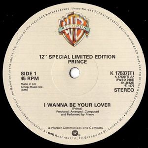 I Wanna Be Your Lover cover