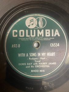 Doris Day – With a Song In My Heart / Melancholy Rhapsody