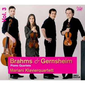 Piano Quartets (Vol. 3) by Johannes Brahms &  Friedrich Gernsheim,  Mariani Klavierquartett
