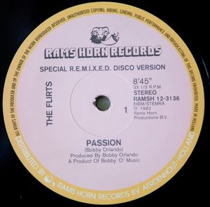 Passion (Special R.E.M.I.X.E.D. Disco Version) cover