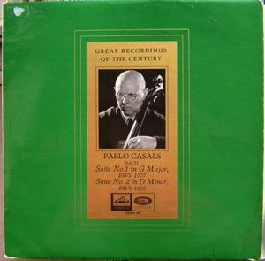 Suite No.1 In G Major BWV 1007 / Suite No.2 In D Minor, BWV 1008 cover