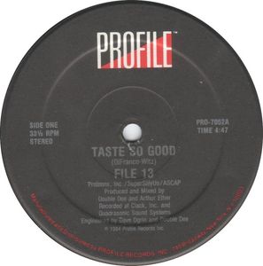 File 13 – Taste So Good