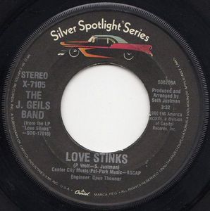 Love Stinks / Freeze Frame cover