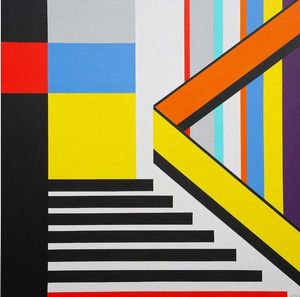 Bauhaus Staircase cover