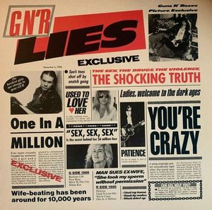 G N' R Lies cover