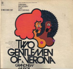Two Gentlemen Of Verona: A Grand New Musical (Original Broadway Cast Recording) cover