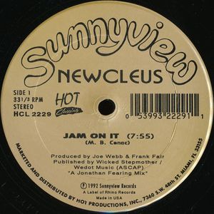 Newcleus / Extra T's – Jam On It / Ex'tra T's  Boogie