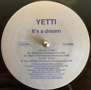 Miss Yetti – It's A Dream