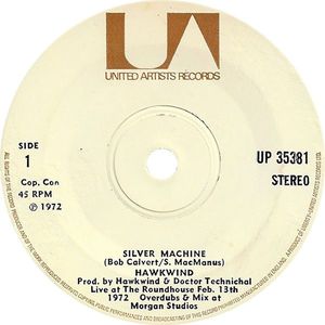 Silver Machine / Seven By Seven cover