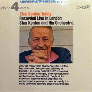 Stan Kenton Today: Recorded Live In London cover