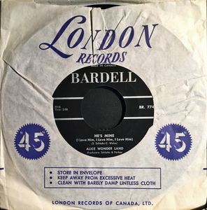 He's Mine (I Love Him, I Love Him, I Love Him) cover