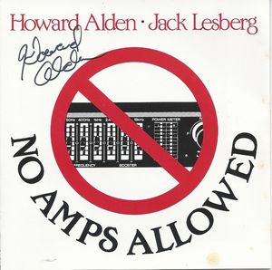 No Amps Allowed cover