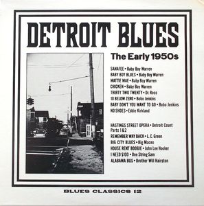 Various – Detroit Blues - The Early 1950s