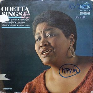 Odetta Sings Of Many Things cover
