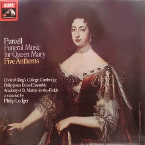 Funeral Music For Queen Mary / Five Anthems cover