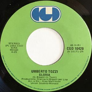 Gloria / Ti Amo by Umberto Tozzi