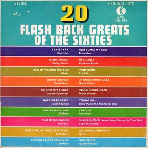 20 Flash Back Greats Of The Sixties cover