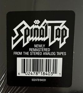 From The Original Motion Picture Soundtrack "This Is Spinal Tap" cover
