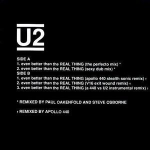 U2 – Even Better Than The Real Thing - Remixes