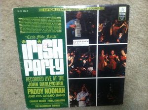 Paddy Noonan And His Band – Irish Party: Recorded Live At The John Barleycorn
