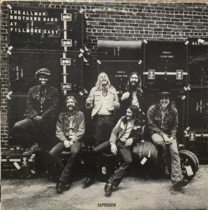 The Allman Brothers Band At Fillmore East cover