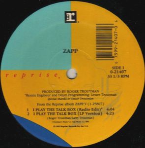 Zapp – I Play The Talk Box