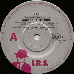 Concrete Blonde – True / Cold Part Of Town