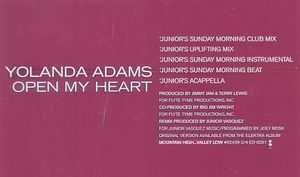 Yolanda Adams – Open My Heart