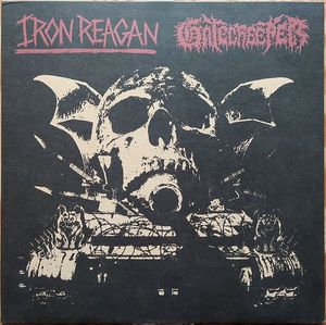Iron Reagan / Gatecreeper cover