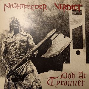 Död Åt Tyranner - Split LP cover