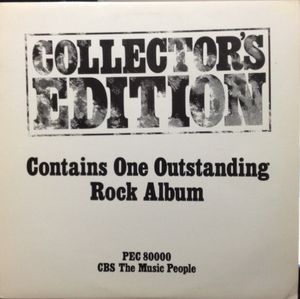 "Contains One Outstanding Rock Album" cover