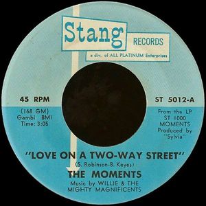 The Moments – Love On A Two-Way Street